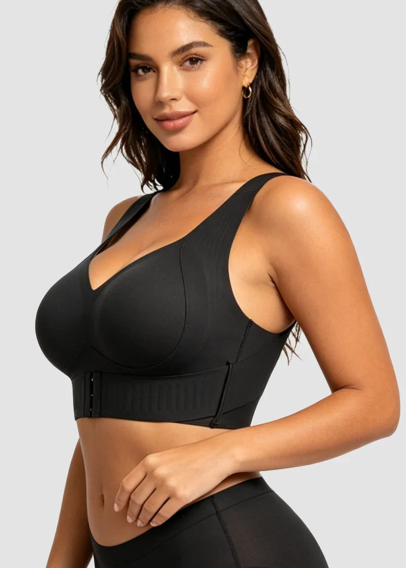 Oplmhk™ TrueForm Posture Set | Front-Closure Wire-Free Bra & Underwear