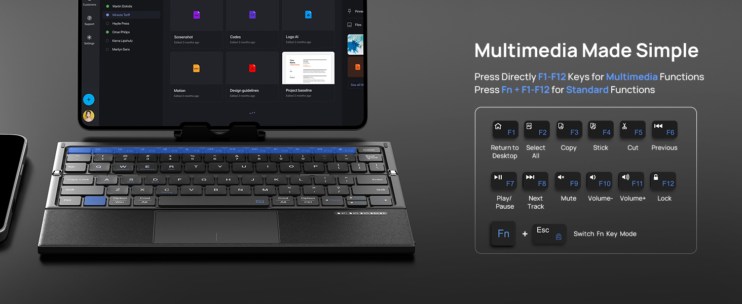 Portable Keyboard for Work and Travel