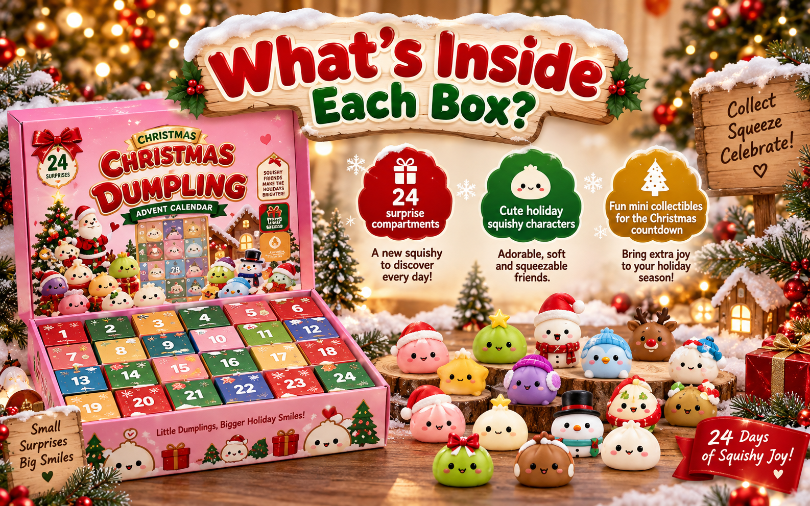 Why choose two Christmas Advent Calendar boxes