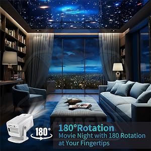 Retro smart gaming projector