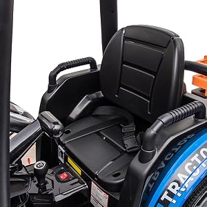 Seat with Safety Belt blue