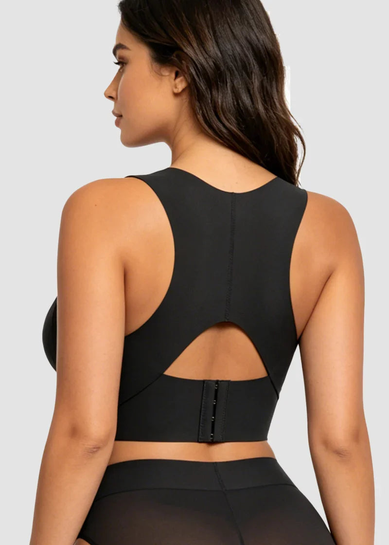 Oplmhk™ TrueForm Posture Set | Front-Closure Wire-Free Bra & Underwear