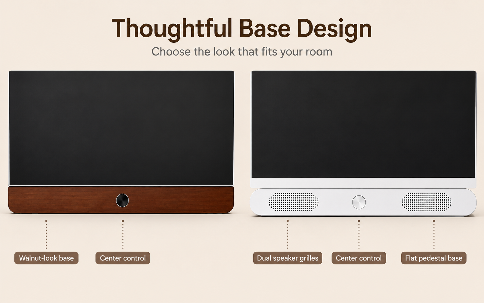 minimal portable smart screen design