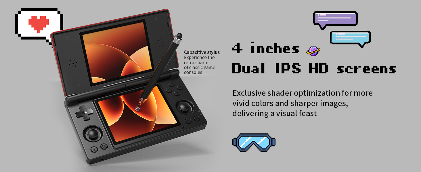 Foldable Dual-Screen Game Console