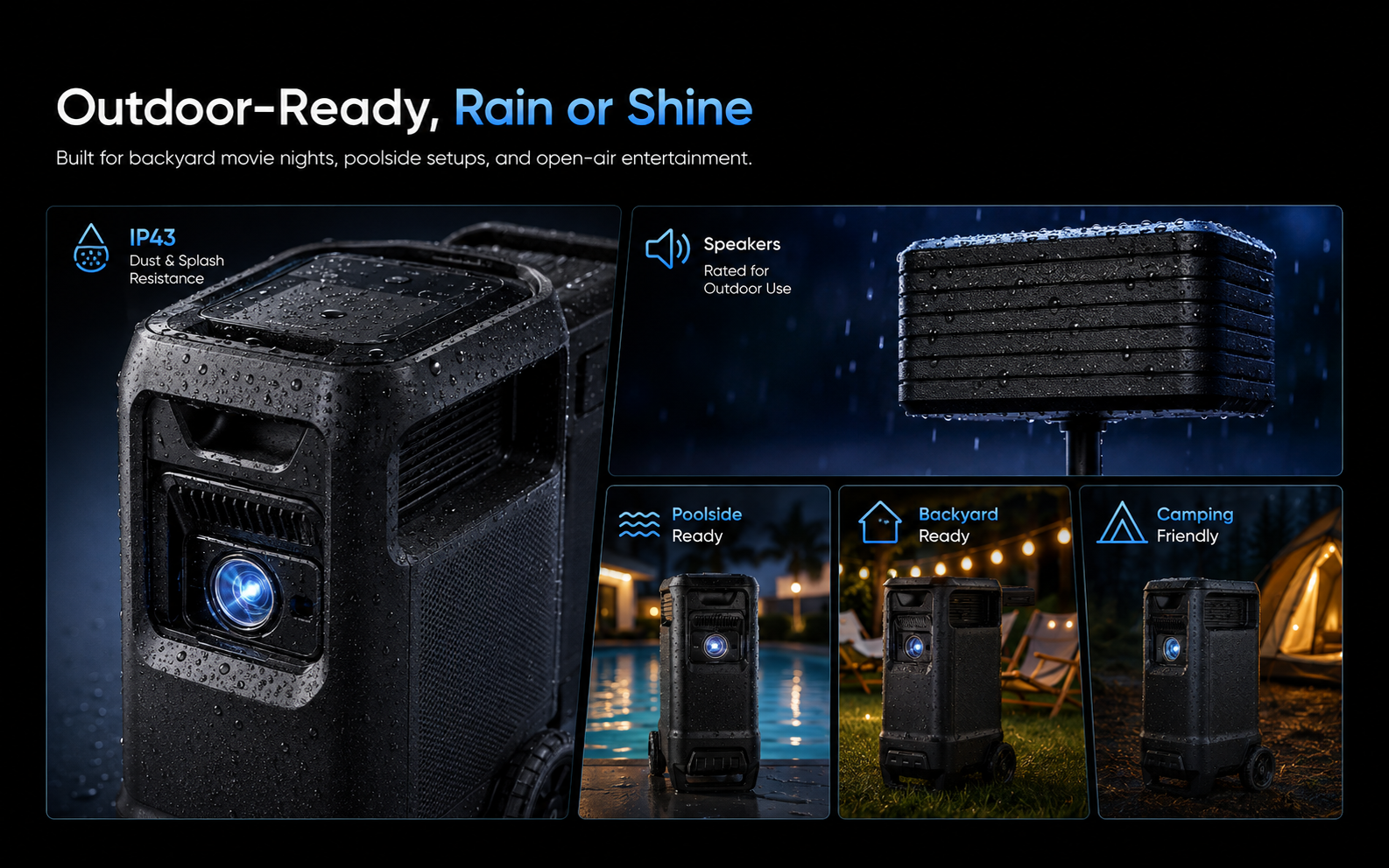 high dynamic contrast projection performance