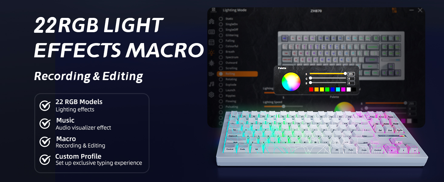 Mechanical Keyboard RGB Detail