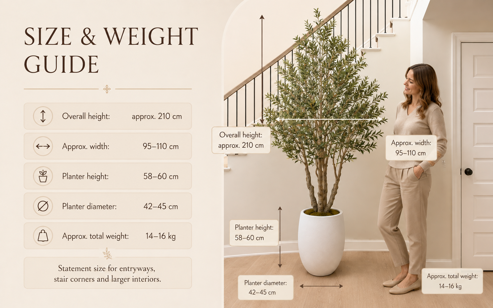 Faux Olive Tree Home Styling