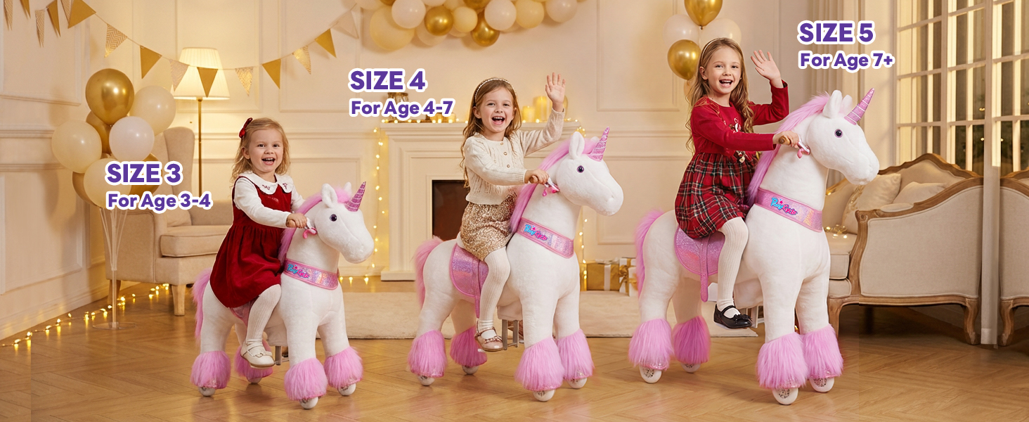 unicorn ride on horse for kids ages 6-12 powerpony hoverboard horsecaballos de juguetes para