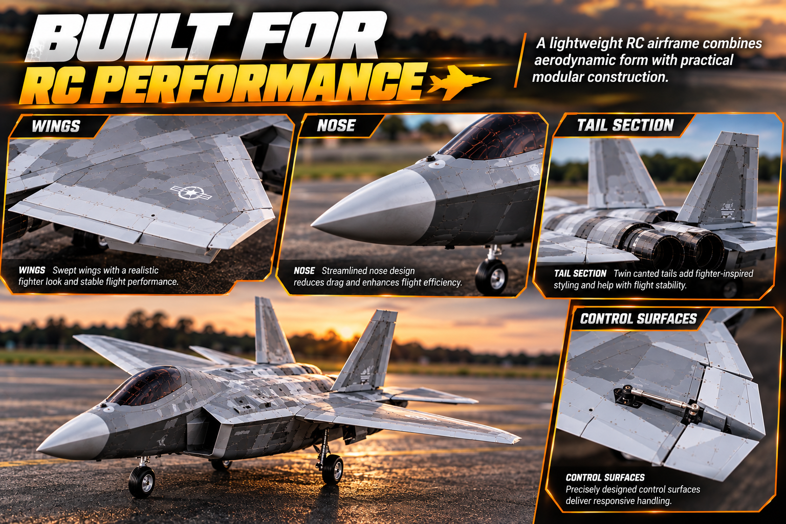 RC aircraft setup information