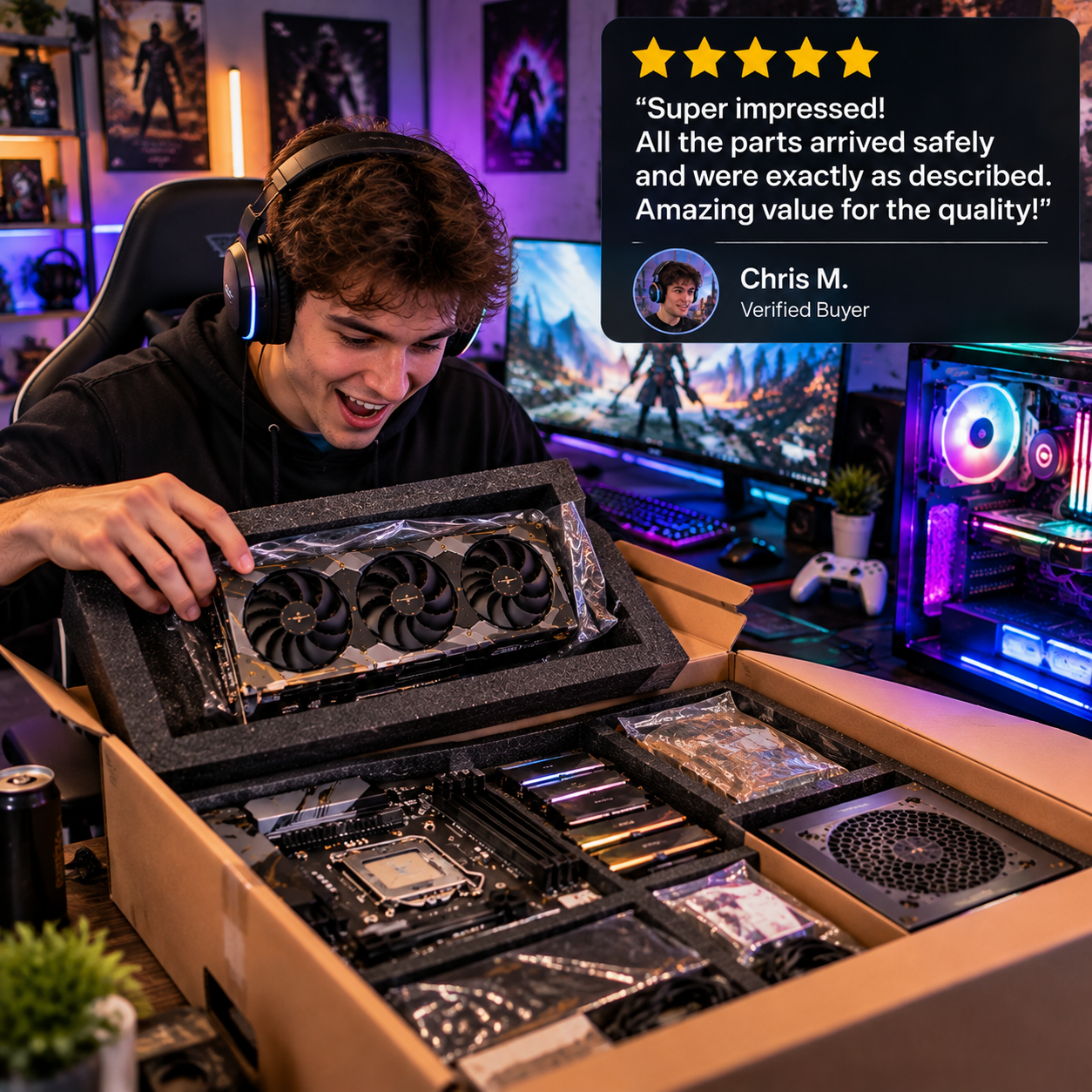 🔥 The Gaming Setup Surprise Box What’s Inside Will Surprise You 🎮