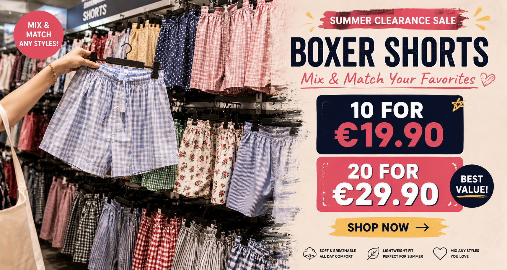 Women's Boxer Shorts