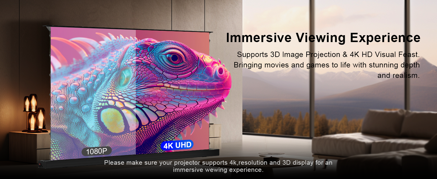 projector screen home theater