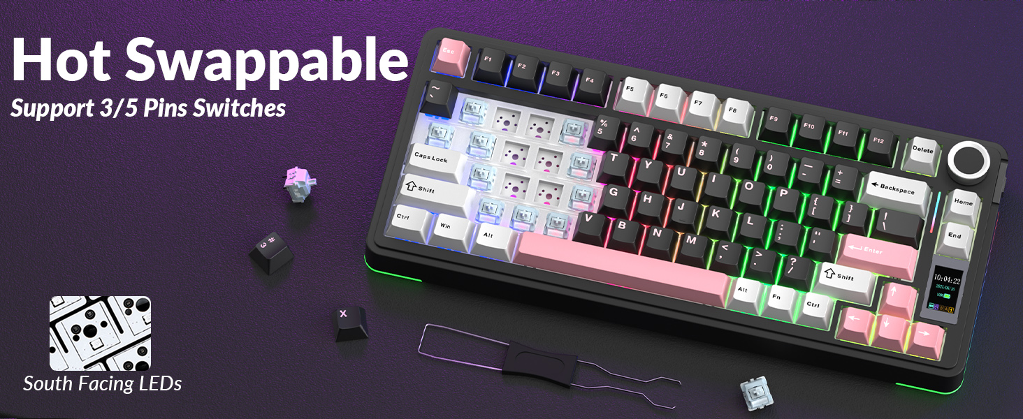 Hot Swappable Mechanical Keyboard