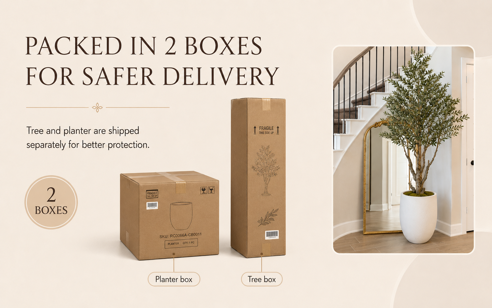 Eco Conscious Faux Olive Tree Materials