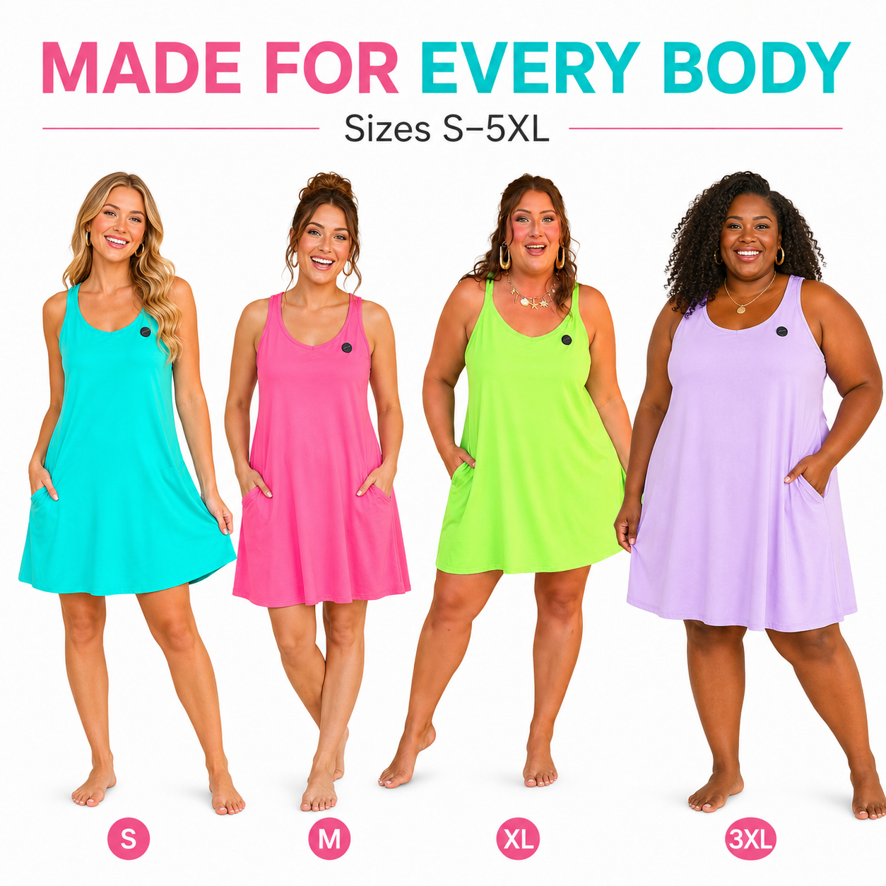 10 Pack Summer Tank Dresses – Mix & Match Your Colors ✨