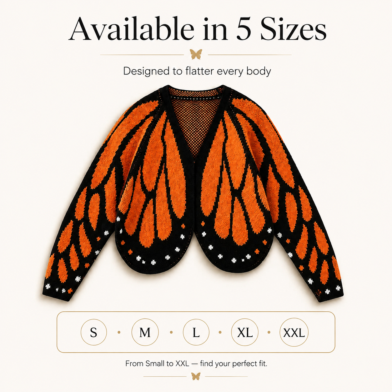 🦋 Women’s Butterfly Wing Knit Cardigan – Loose Fit, Lightweight & Stylish ✨
