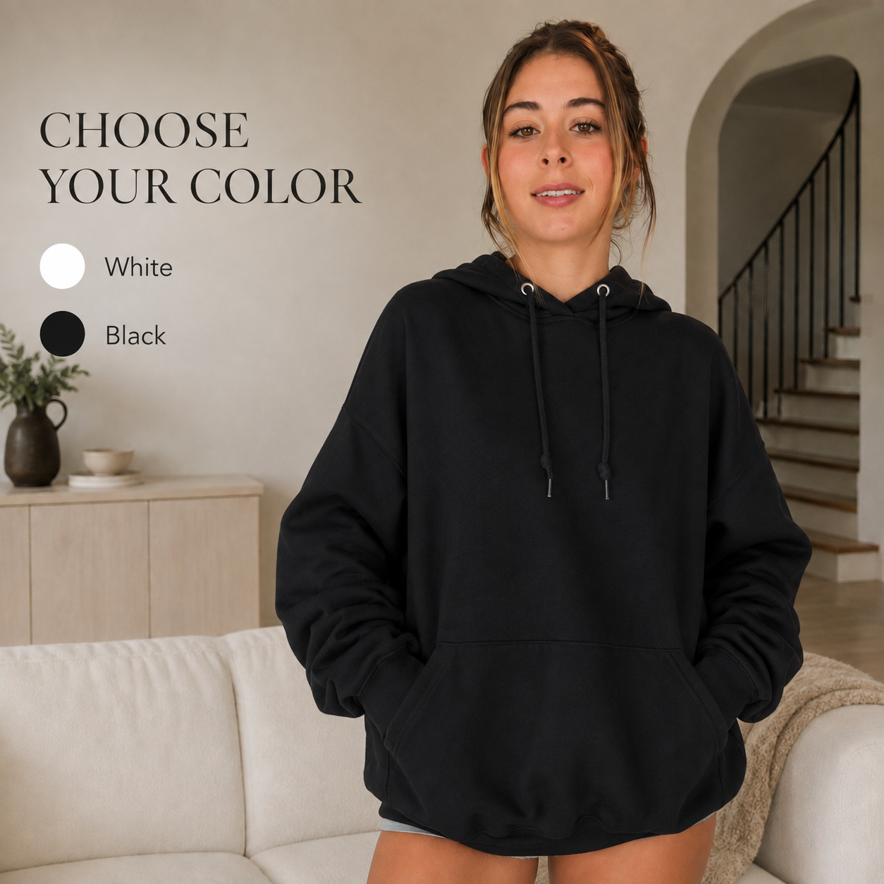 ✨ Last Chance! Lace Back Hoodie 😍🖤 Casual Front, Stunning Lace Back 🔥