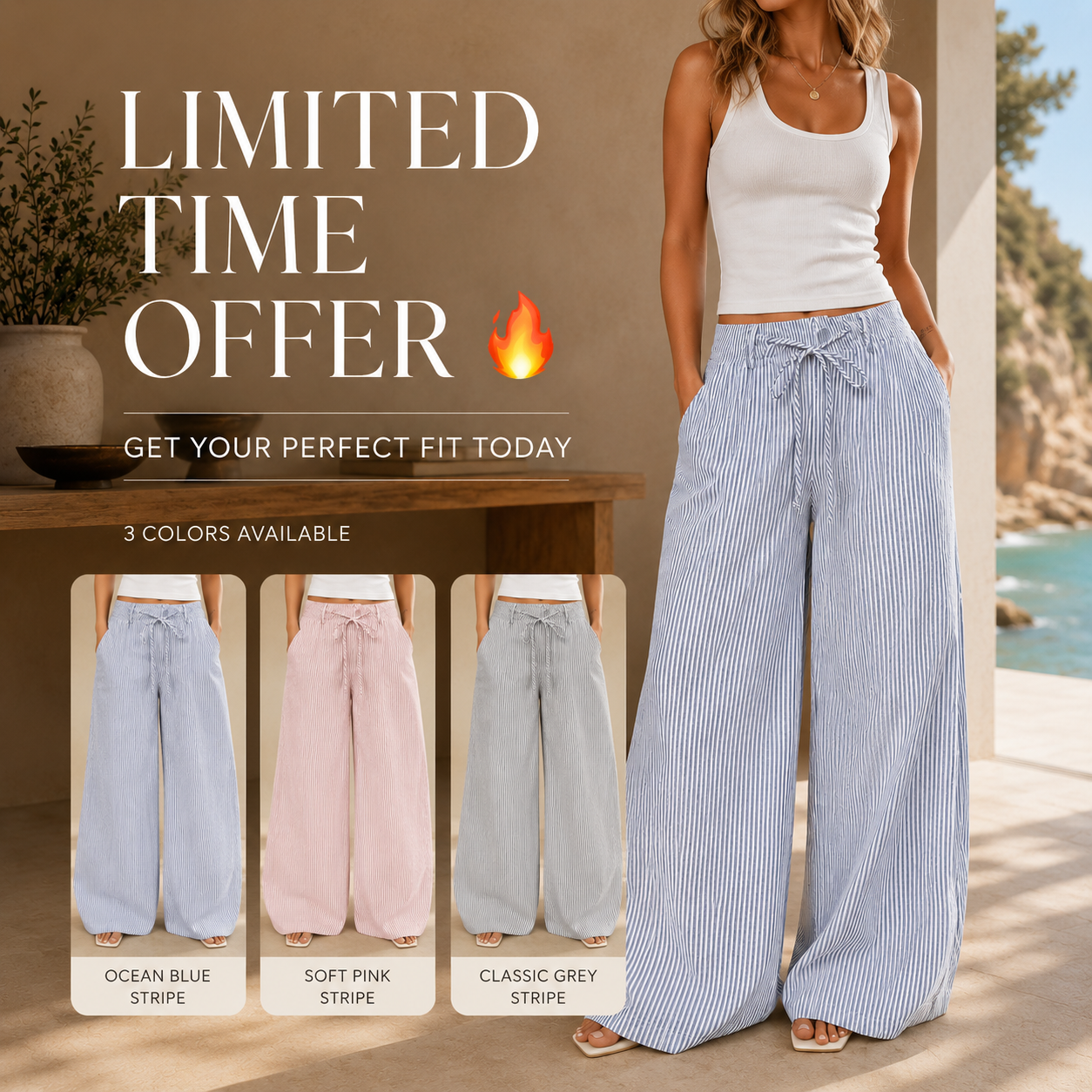 🔥 Limited Time Offer The Most Comfortable Wide Leg Pants You’ll Own