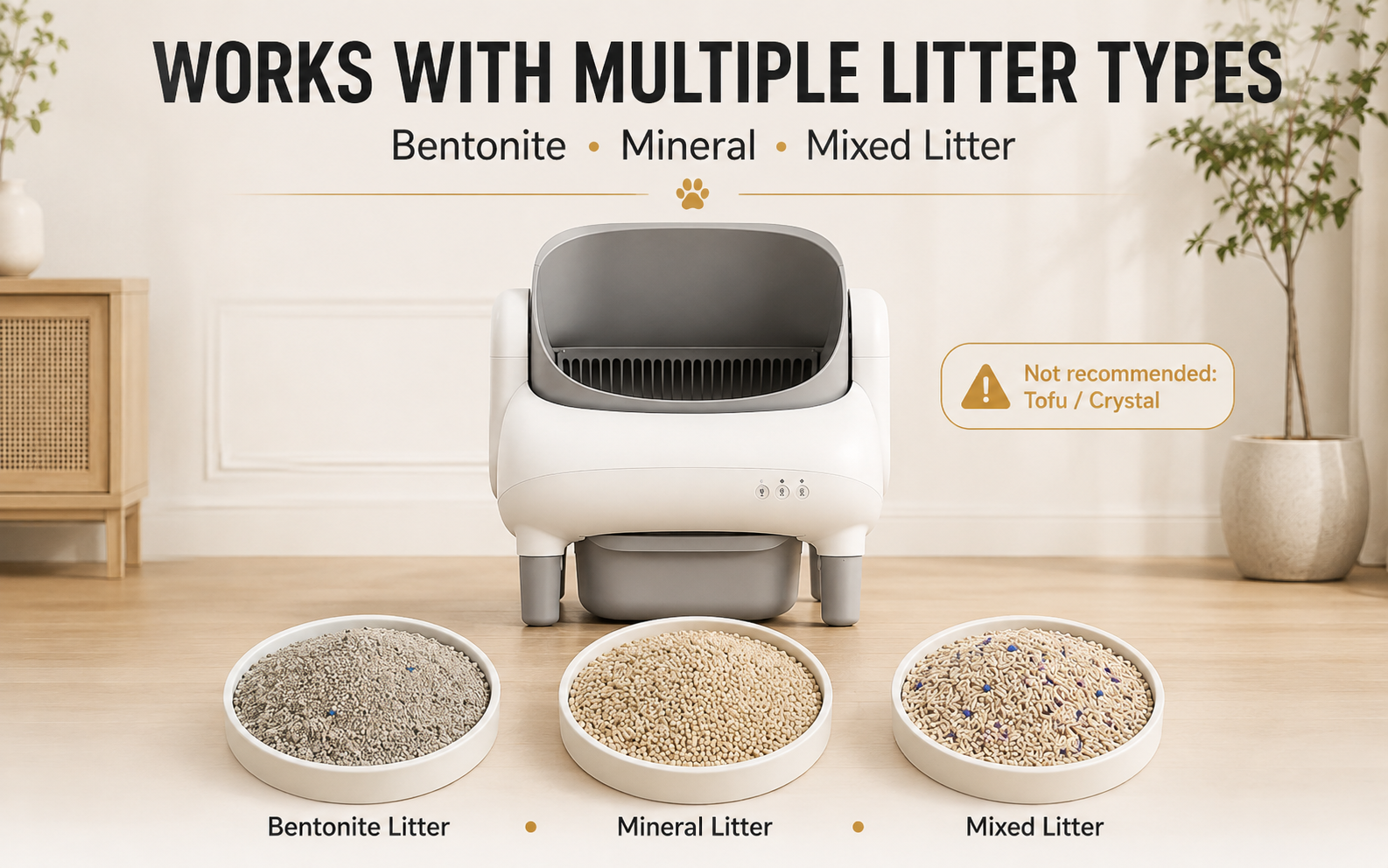 Multiple Safety Protection Smart Cat Litter Box