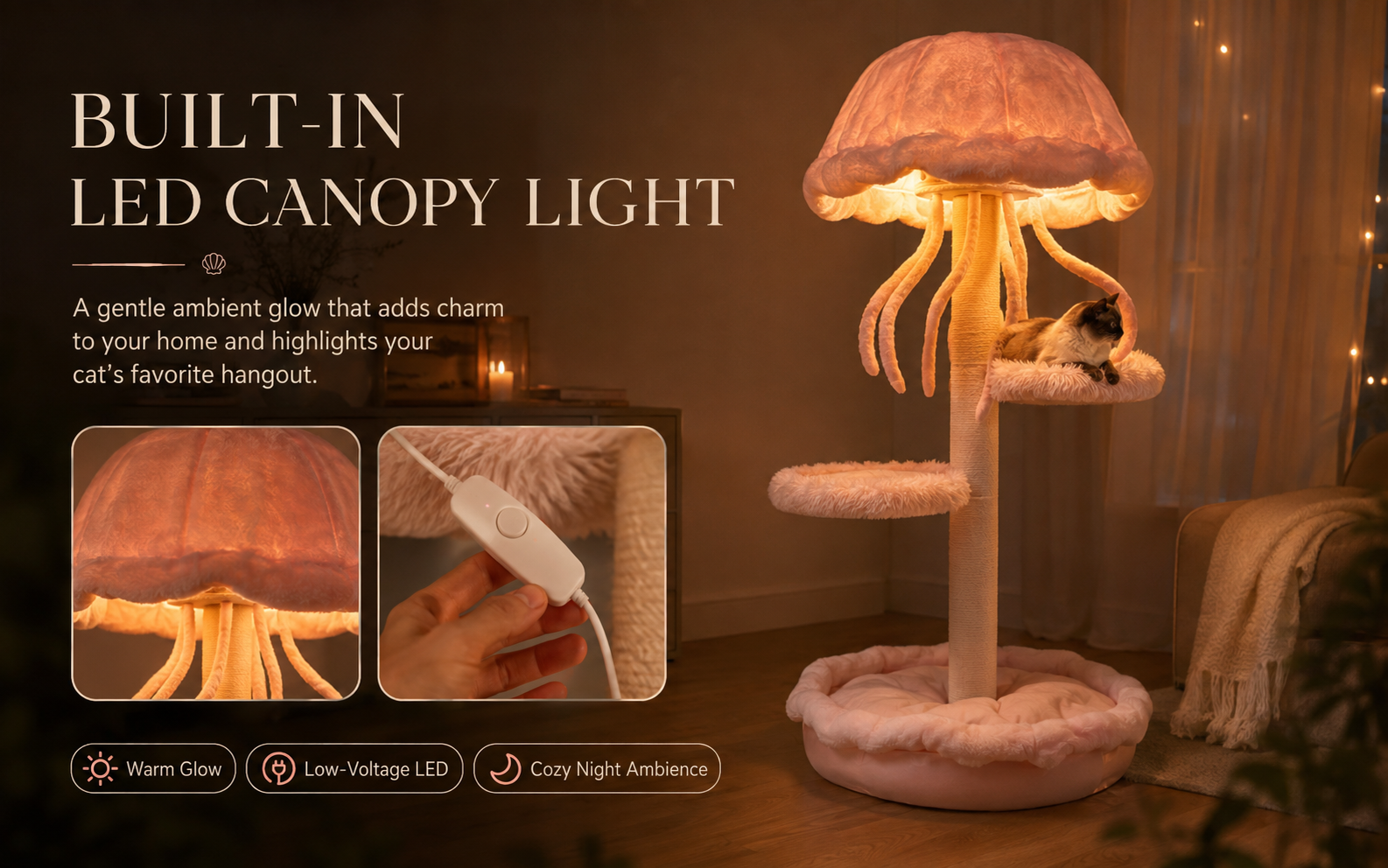 Built In LED Canopy Light