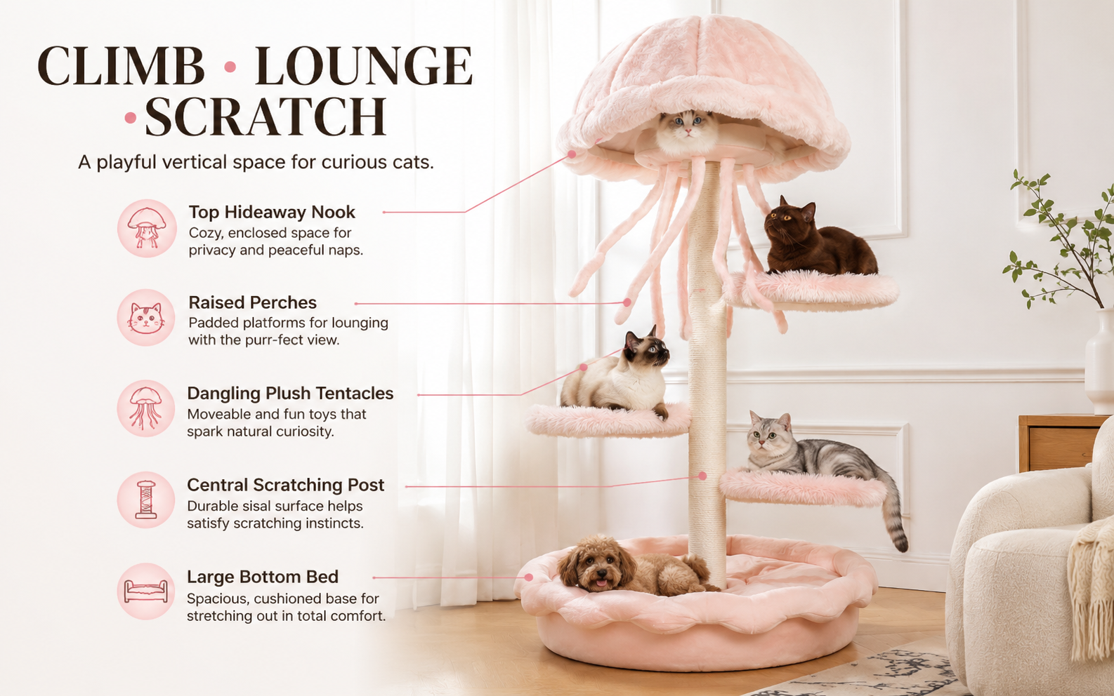 Jellyfish Cat Tree FAQ