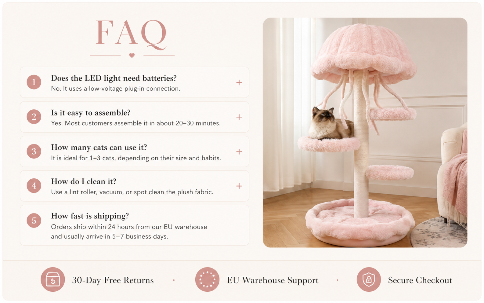 Pet Friendly Materials and Stable Design