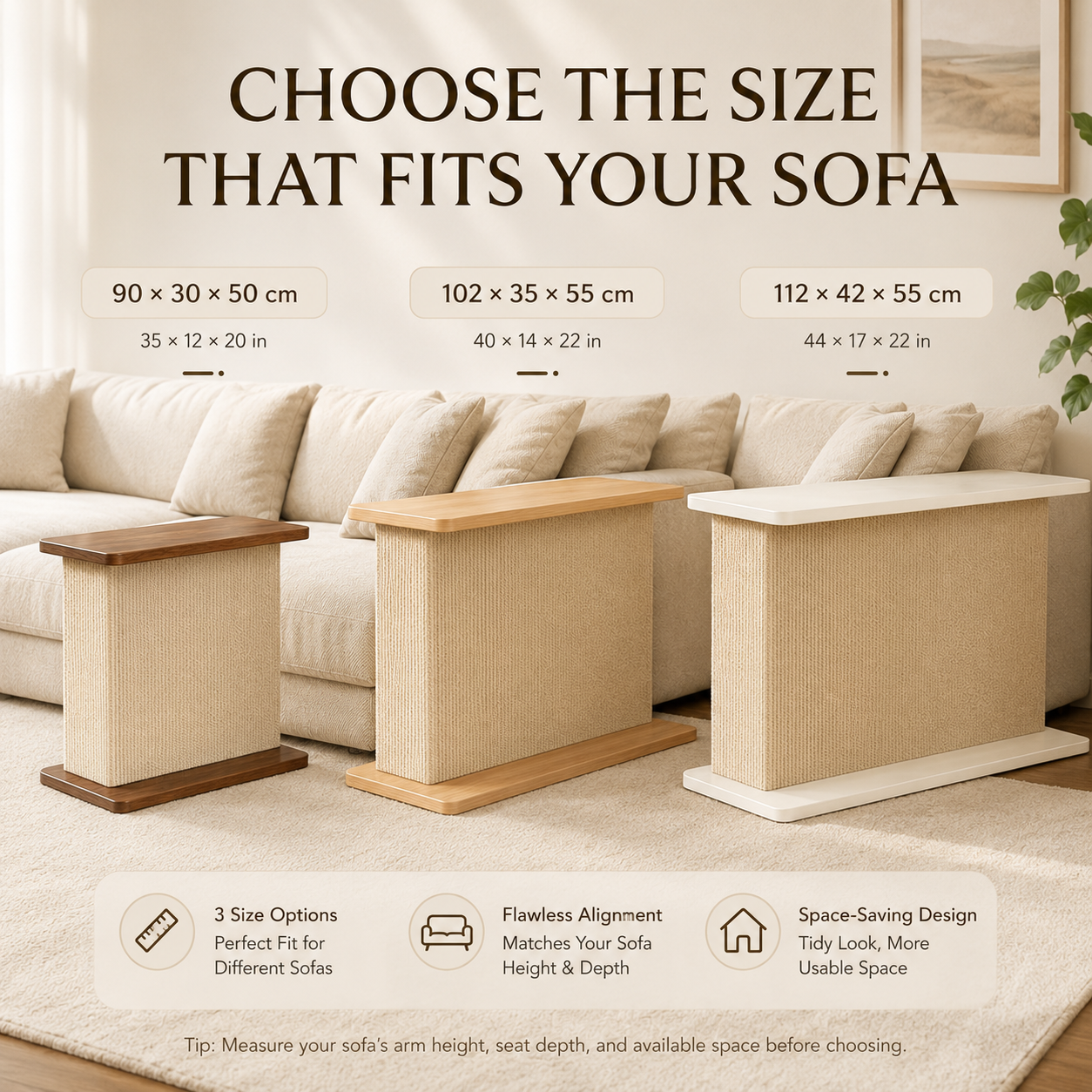 🐱 2-in-1 Cat Scratcher Sofa Side Table – Protect Your Couch & Save 40% Today