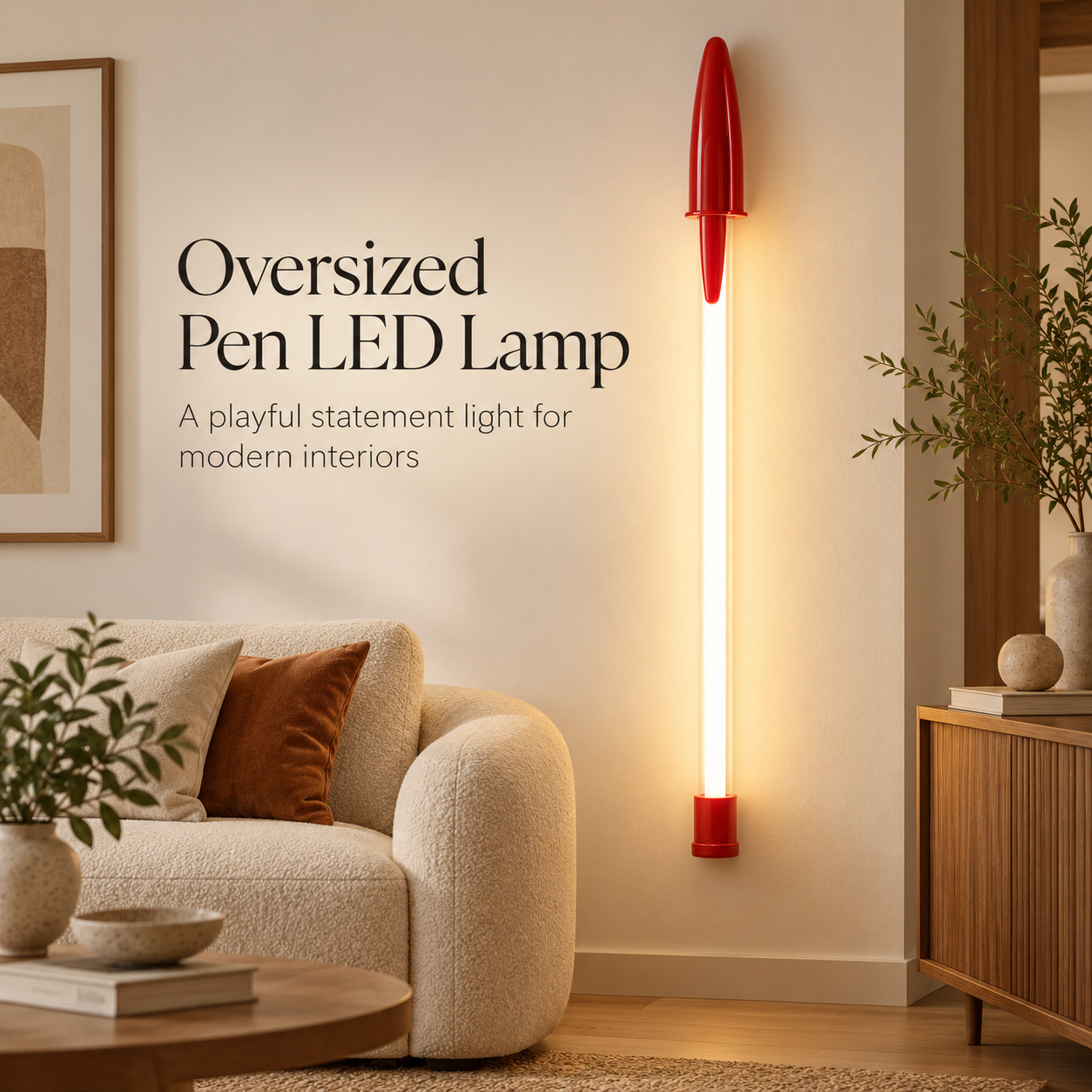 Oversized Pen LED Lamp