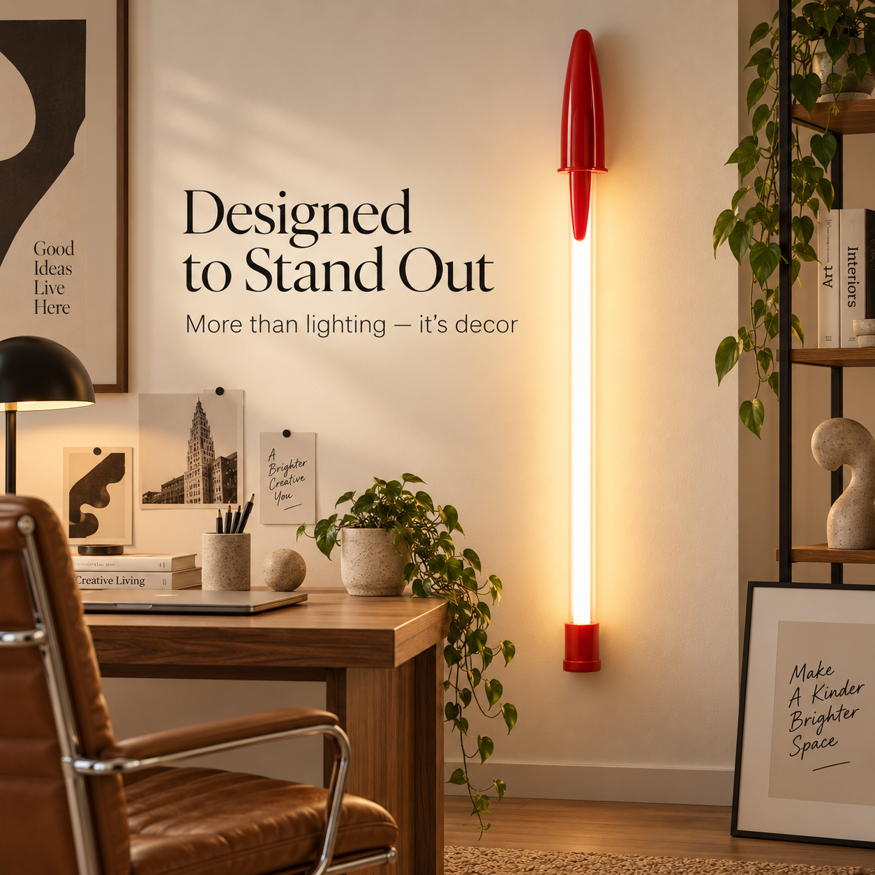 Oversized Pen LED Lamp