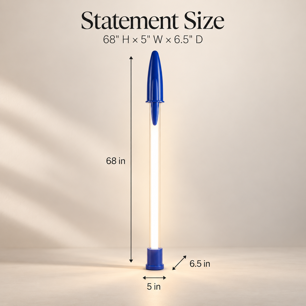Oversized Pen LED Lamp
