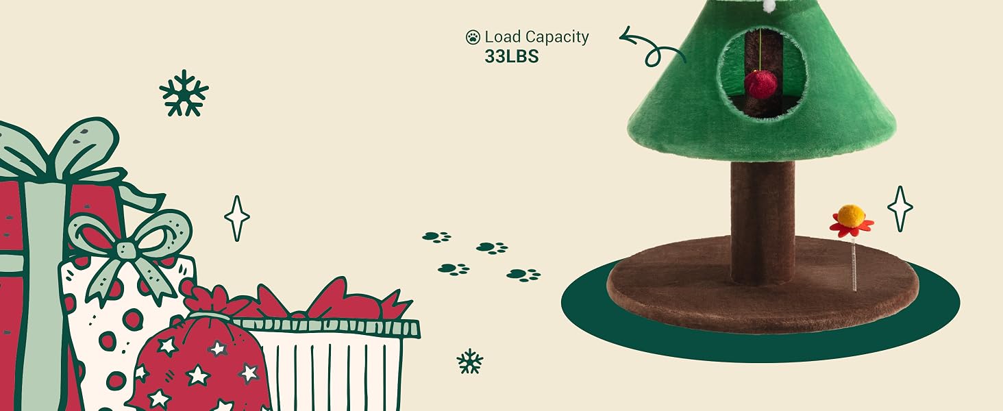 Christmas tree cat furniture