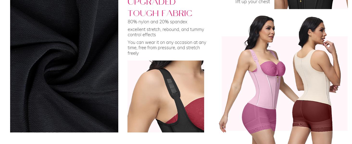 SHAPSHE Waist Shapewear for Women Girdle Workout Shapewear with Adjustable Shoulder Strap