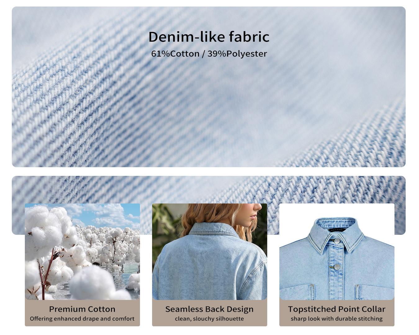 Short Sleeve Light Wash Denim Jacket for Women, Classic Casual Button Down Denim Jacket with Chest Pockets, Fashion Women's Clothing for Daily Wear, Everyday Vintage Western Trucker Jacket Coats