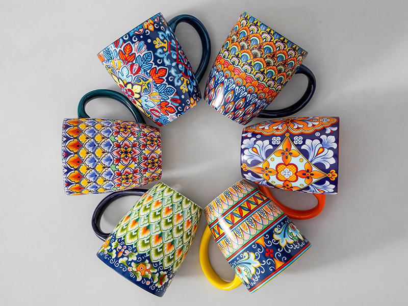 coffee mugs set of 6 ceramic mugs set large mugs