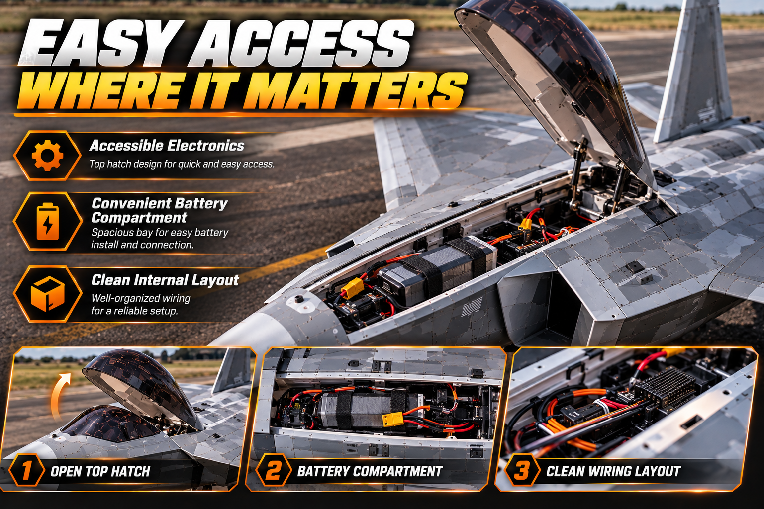 EDF RC aircraft detail