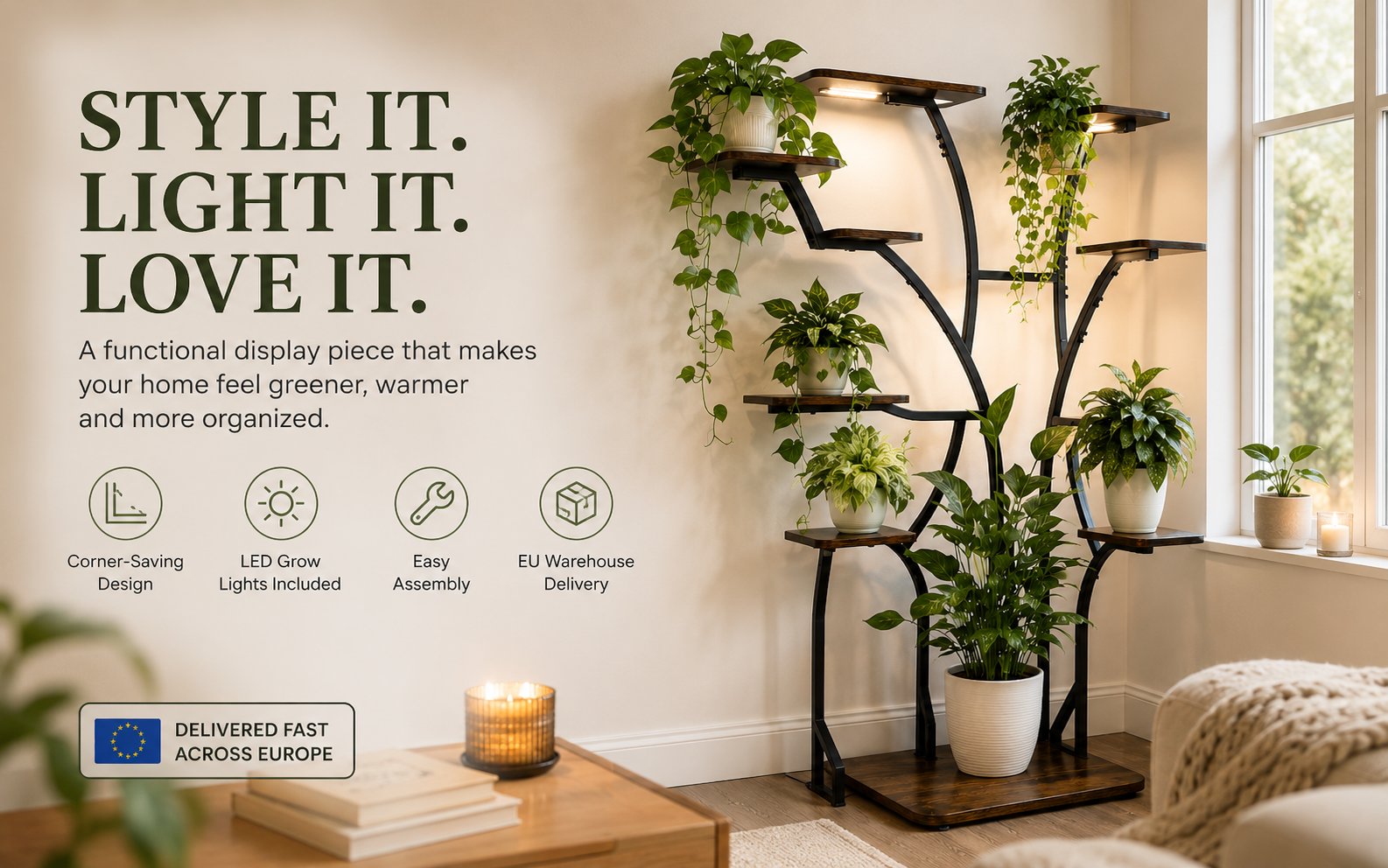 Corner Plant Stand Size Guide