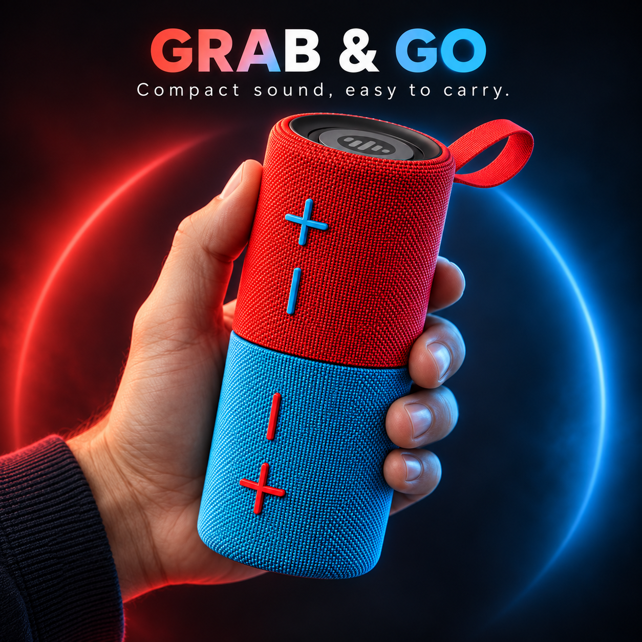 2-in-1 Split Bluetooth Speaker – Portable Stereo Sound for Home & Party