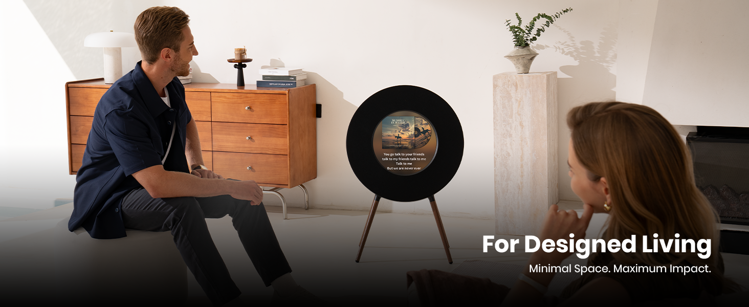 MorningBlues Record R1 Vinyl-Style Bluetooth Speaker