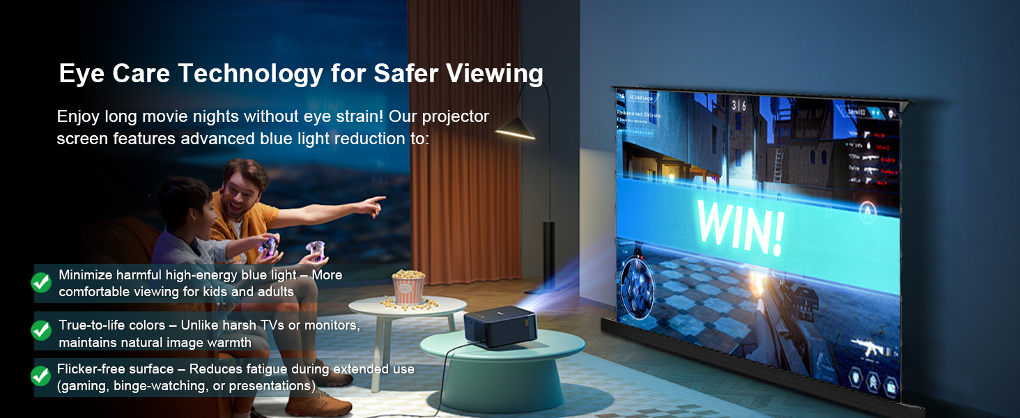 motorized projector screen