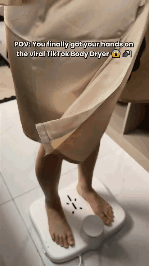 Hands-Free Post-Shower Body Dryer
