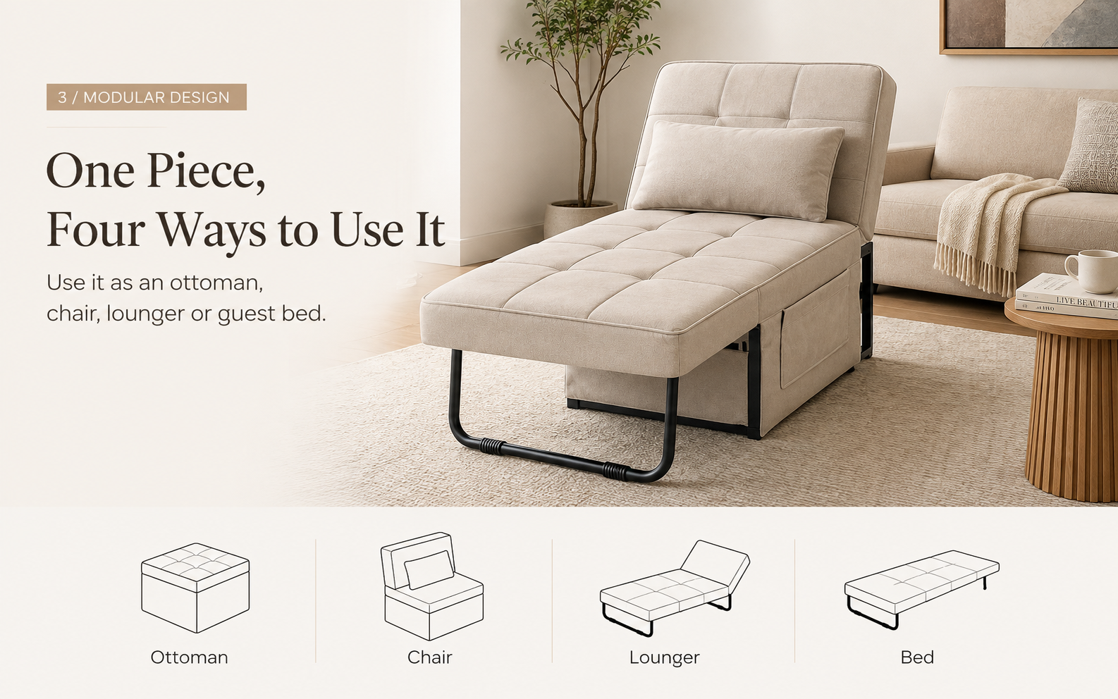 Fold Out Guest Bed