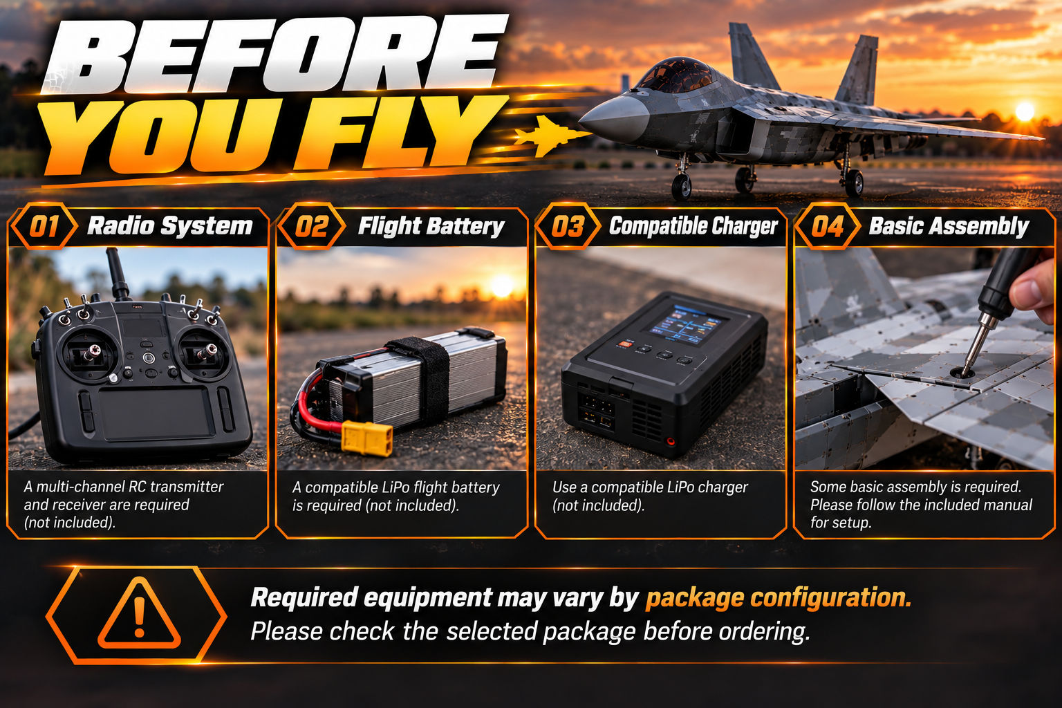 RC aircraft construction