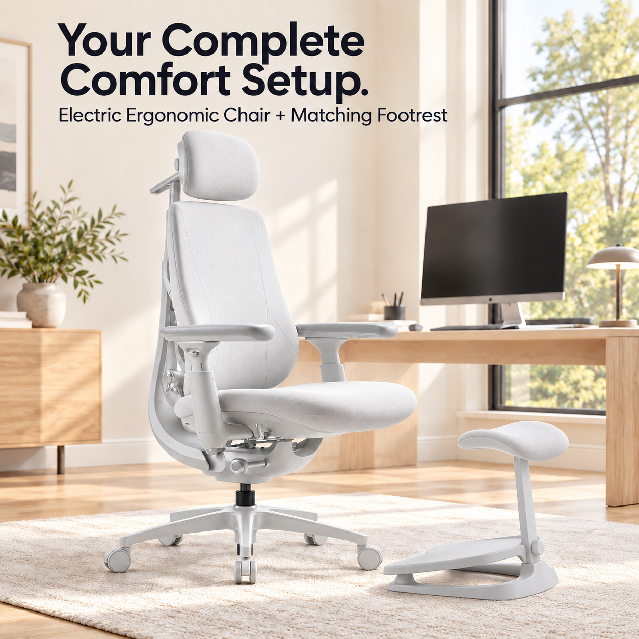 Active Airflow Ergonomic Office Chair with Dynamic Lumbar Support
