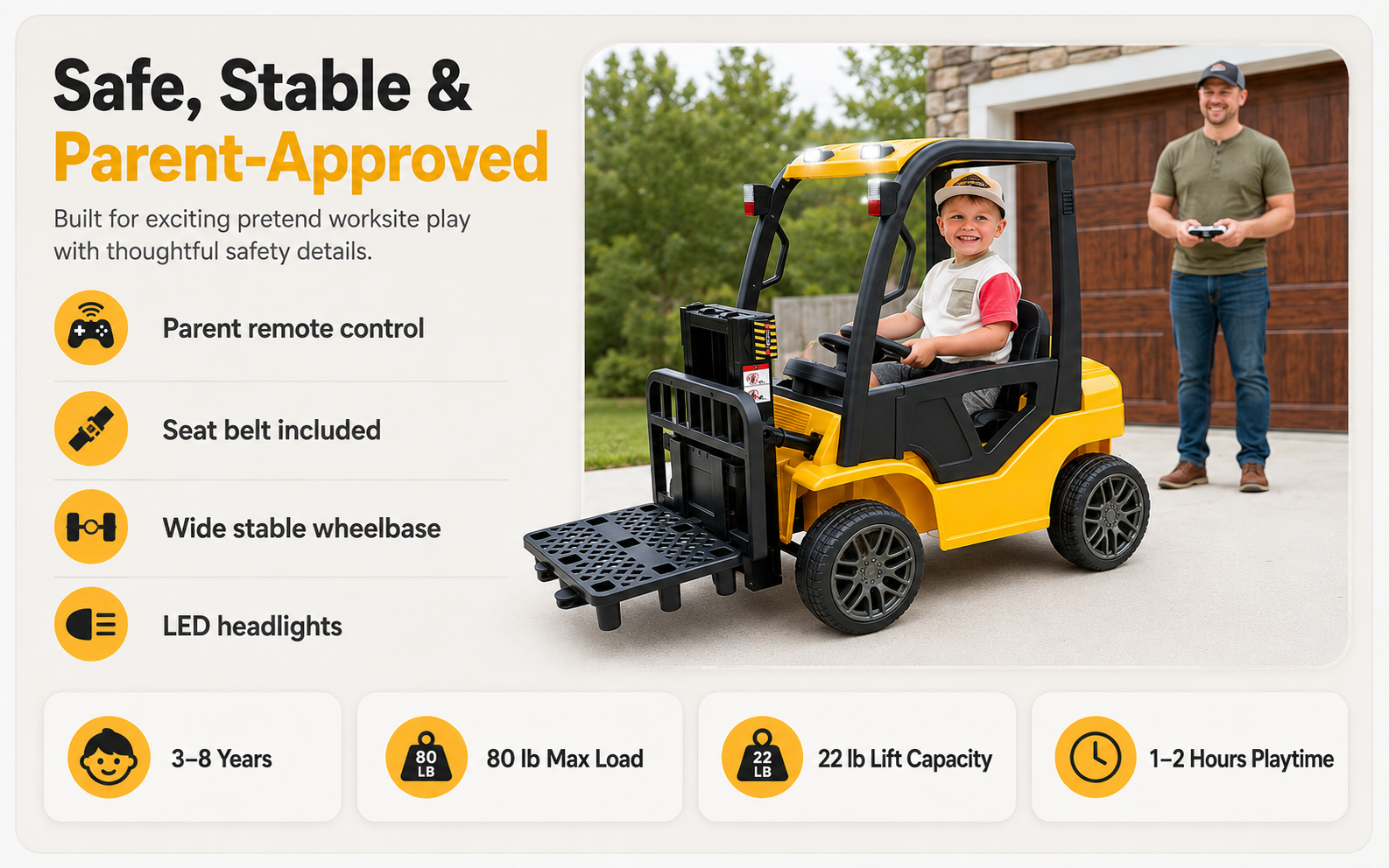 kids forklift product details