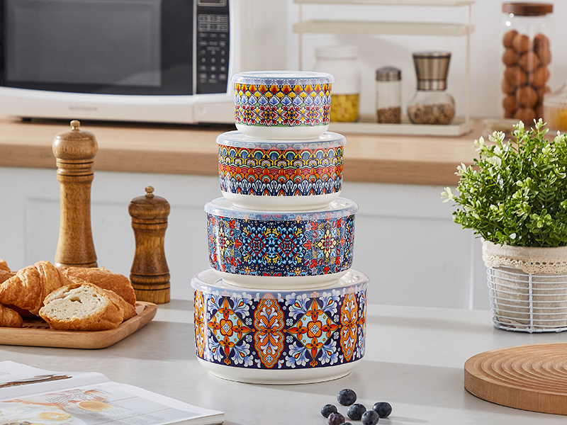 mixing bowls set with lids