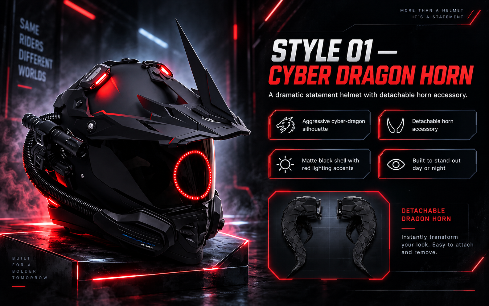 Helmet style comparison