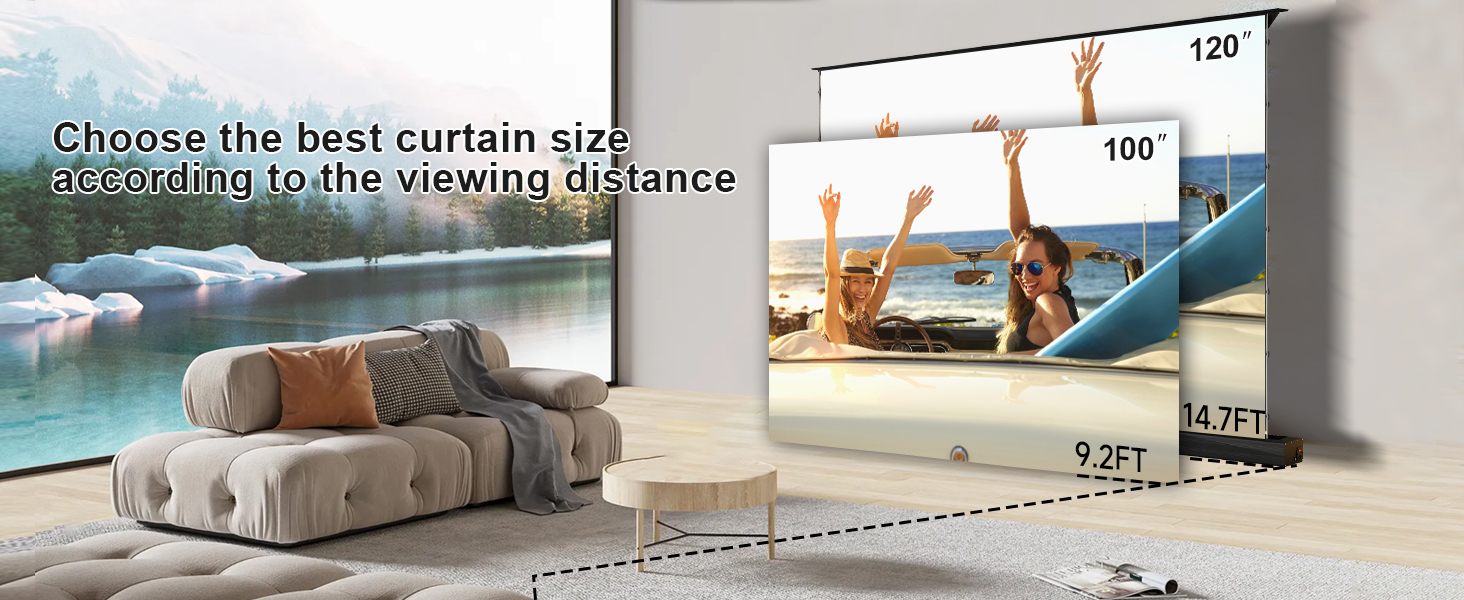 projector screen for home entertainment