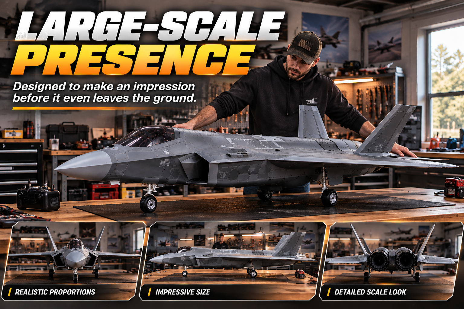 RC aircraft control surfaces