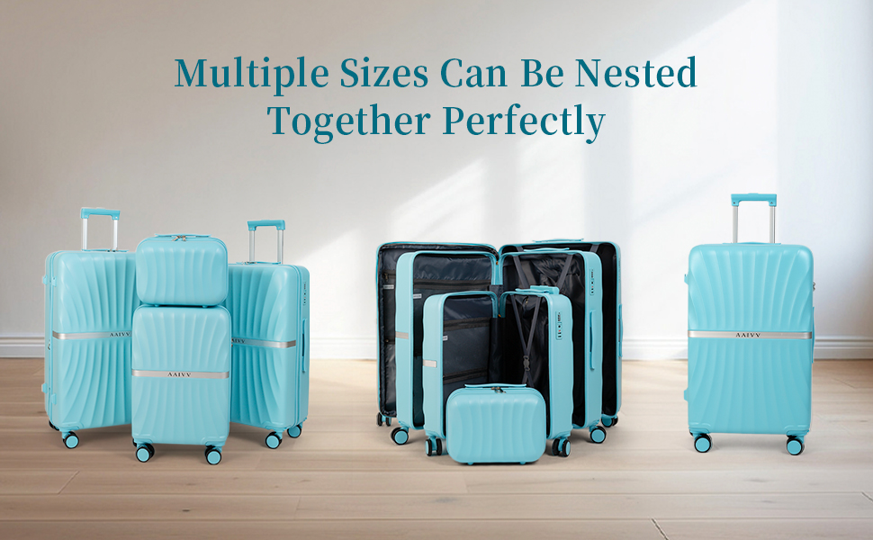 4 piece hardshell luggage set
