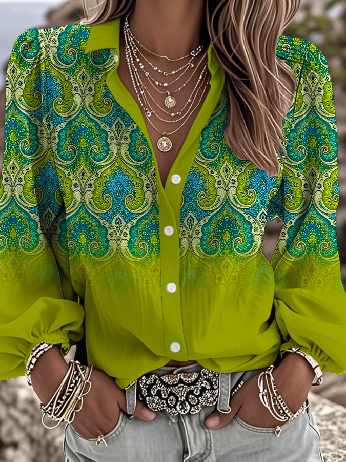 Women's Western Style Vintage Graphic Print Comfort Shirt T-Shirt